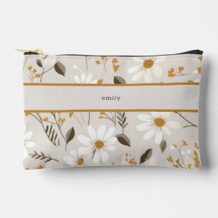 Neutral Fall Foliage Accessory Pouch