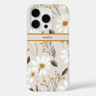 Neutral Fall Foliage iPhone 16 Pro Case