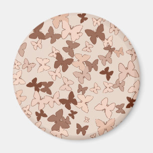 Neutral Feminine Butterfly Magnet