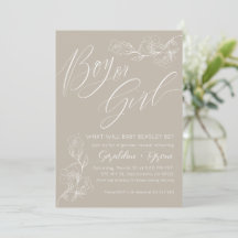 Neutral Gender Reveal Invitation