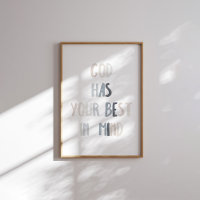 Neutral God has your best in mind poster