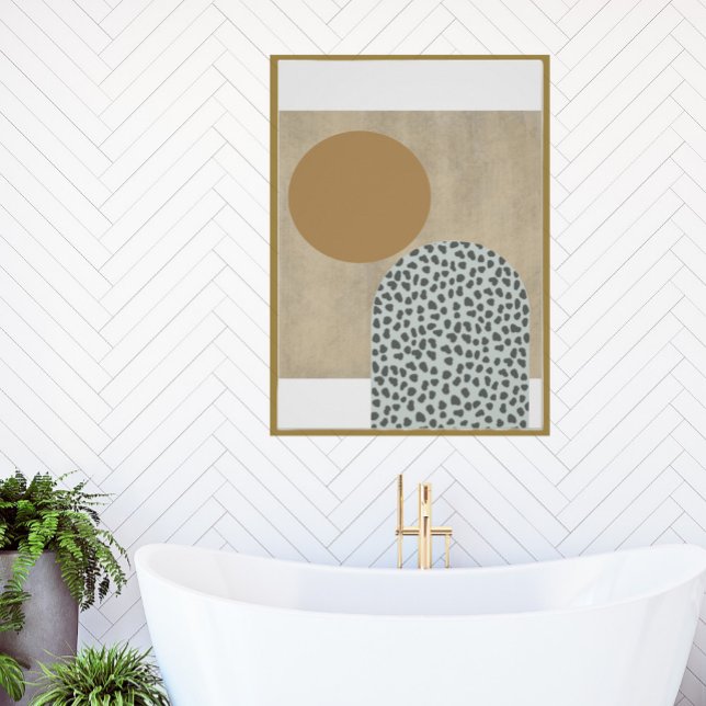 Neutral Gold Abstract Lime Wash Poster (Creator Uploaded)