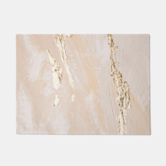 Neutral Golden Background Doormat