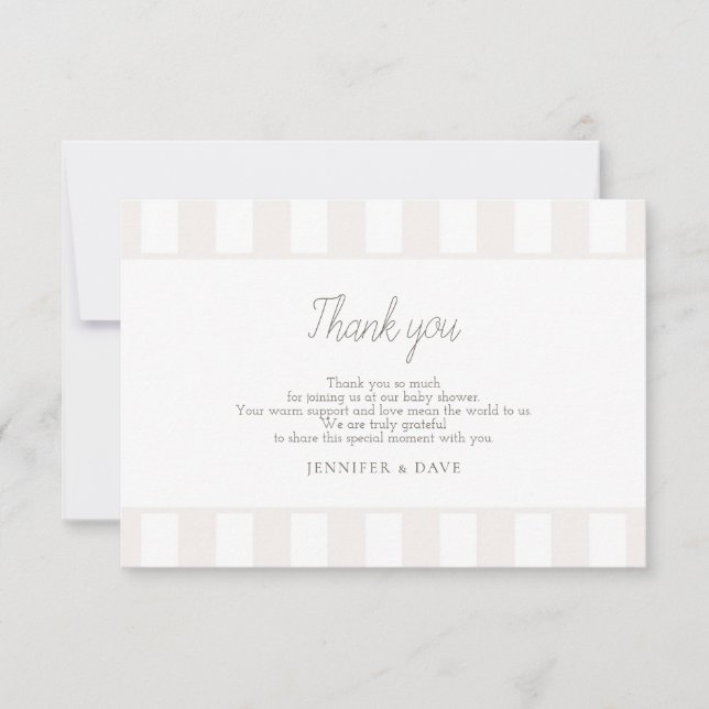 Neutral golf cart thank you card (Front)