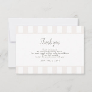 Neutral golf cart thank you card