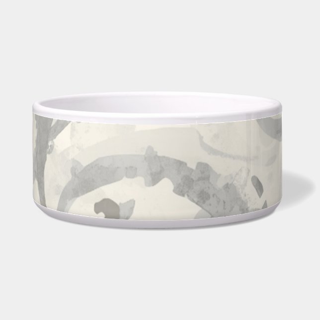 Neutral Grey and White Abstract (Left)