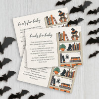 Neutral Halloween Baby Shower Books For Baby
