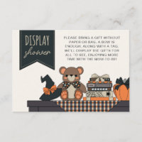 Neutral Halloween Baby Shower Display Shower