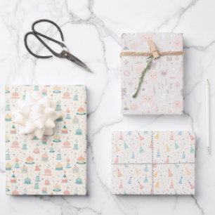 Neutral Kids Wrapping Paper Sheet