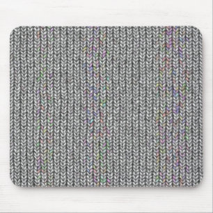 neutral knitwork mouse pad
