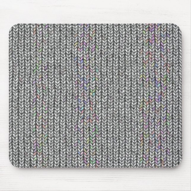 neutral knitwork mouse pad (Front)