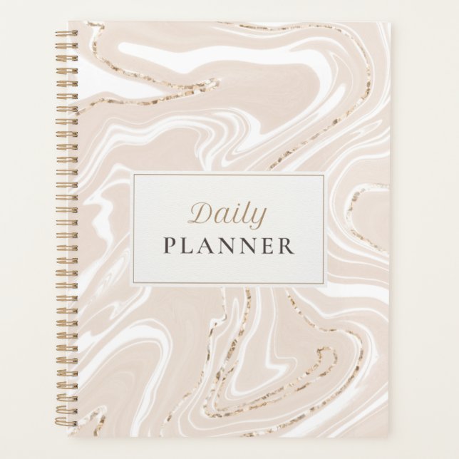 Neutral Minimalist Daily Planner (Front)