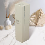 Neutral Modern Minimalist Wedding Wine Box<br><div class="desc">Make your special day unforgettable with our elegantly designed minimalist wedding invitation set. Featuring a sophisticated neutral color palette, this set exudes timeless charm and modern simplicity. The design features a clean and modern esthetic with soft neutral tones for a refined look. Perfect for couples who appreciate understated elegance, this...</div>