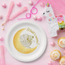 Neutral Moon Baby Shower Editable