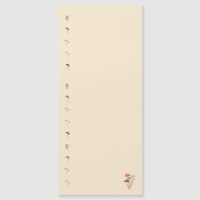 Neutral Mushrooms Pattern (Front)