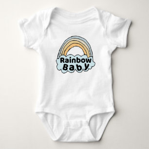 Neutral Rainbow Baby Birth Blessing Birth Miracle Bodysuit