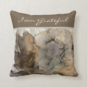 Neutral Response Throw Pillow