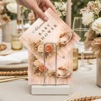 Neutral Rustic A Baby Is Brewing Baby Shower
