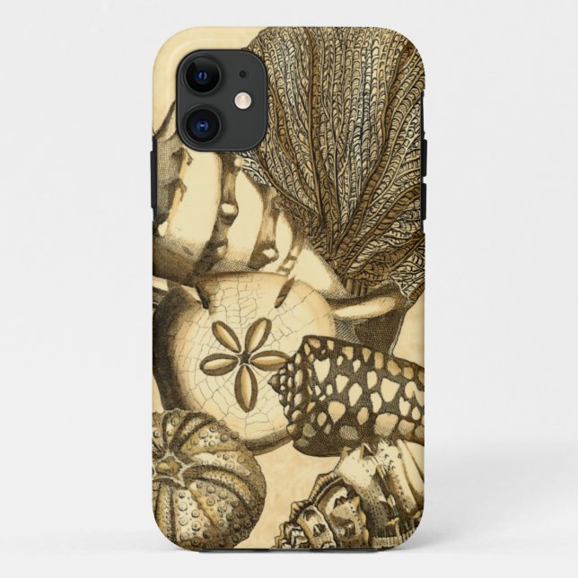 Neutral Shells and Coral Collection Case-Mate iPhone Case (Back)