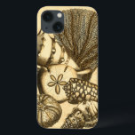 Neutral Shells and Coral Collection iPhone 13 Case<br><div class="desc">Go underwater to explore the sea with all these different sea creatures. This vintage piece of art is a perfect addition to any sea anemone lovers. Get your art print today on your product.</div>