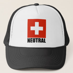 NEUTRAL (Swiss Flag) Cap