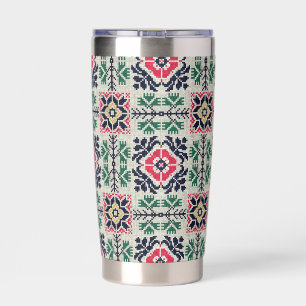 Neutral Tatreez Thobe Dress Insulated Tumbler