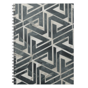 Neutral Tile Collection - Geometric Notebook
