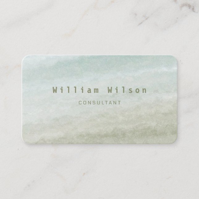 Neutral Tone Minimalist   QR Code Professional Business Card (Front)