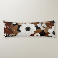  Neutral Tones Elegant Floral on Black