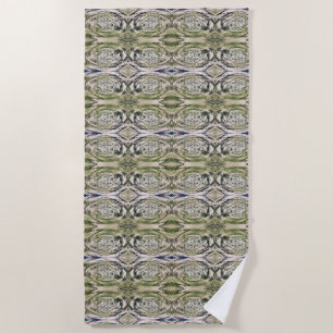 Neutral Wave  Beach Towel