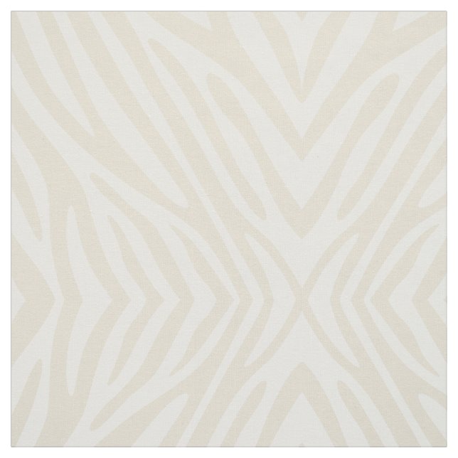 Neutral Zebra Fabric (Swatch)