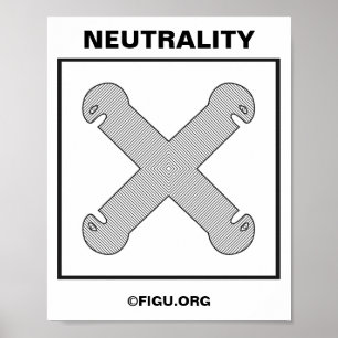 Neutrality Symbol Poster