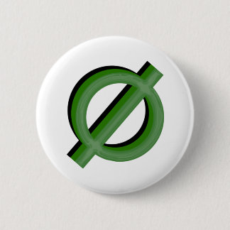 Neutrois 3d Green 6 Cm Round Badge