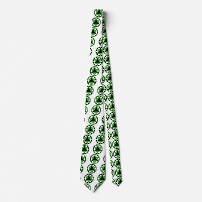 Neutrois flag fractal tie (Front)