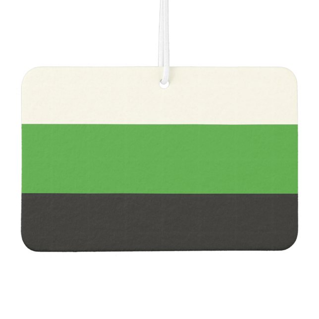 Neutrois Pride Car Air Freshener (Front)