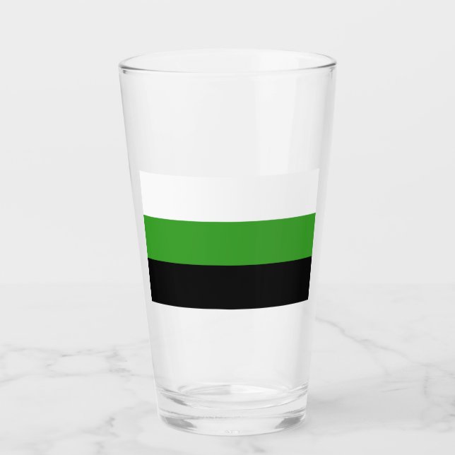 Neutrois Pride Glass (Front)