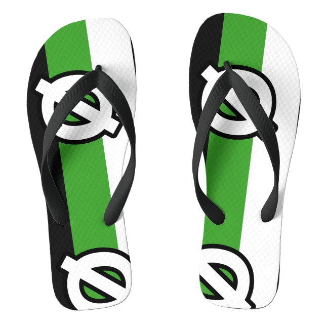 Neutrois Pride Jandals (Footbed)