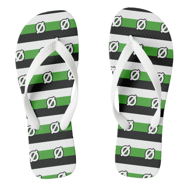 Neutrois Pride Jandals (Footbed)