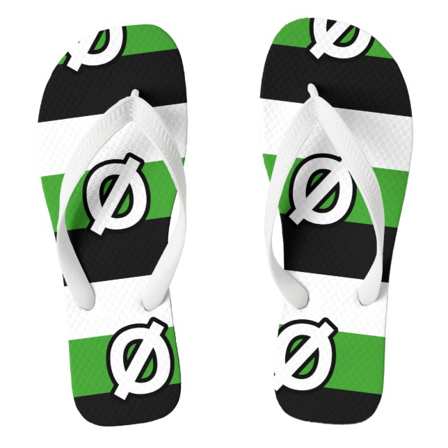 Neutrois Pride Jandals (Footbed)
