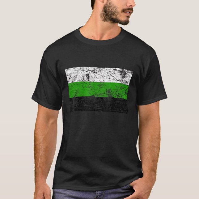 Neutrois Pride Vintage Flag T-Shirt (Front)