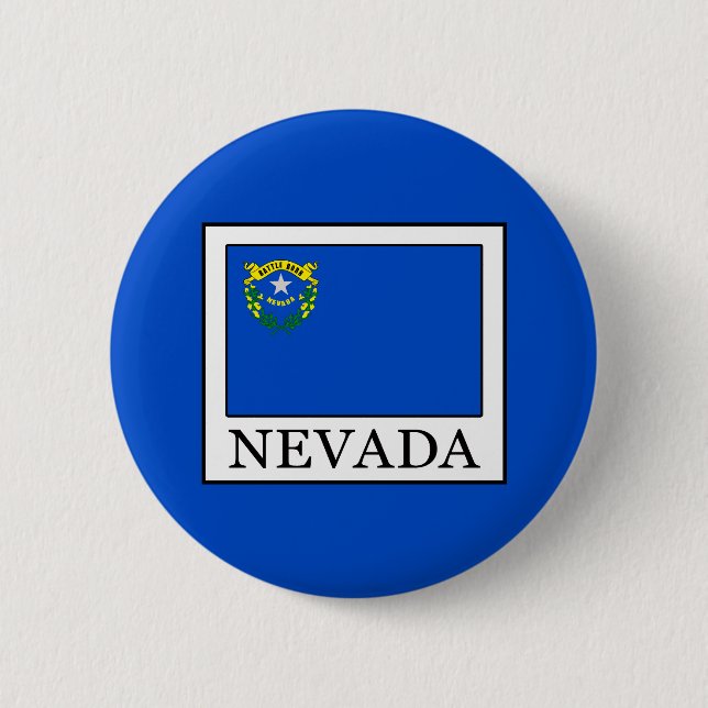 Nevada 6 Cm Round Badge (Front)