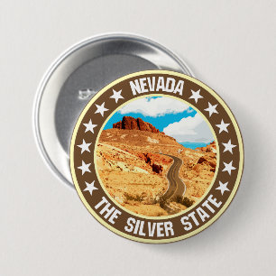 Nevada 7.5 cm round badge