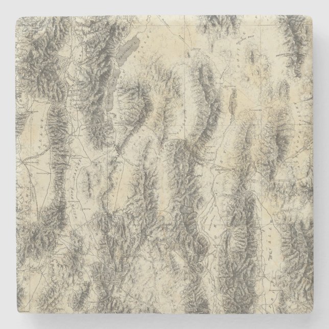 Nevada and Utah Stone Coaster (Front)