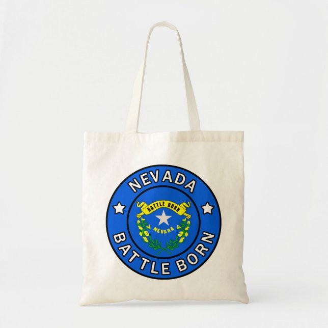 Nevada Battle Born Tote Bag (Front)