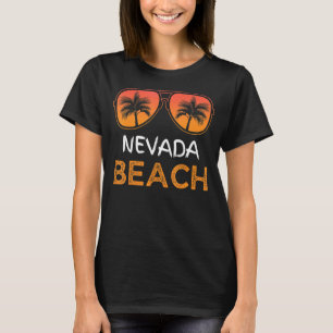 Nevada Beach Vintage Retro Summer Family Vacation T-Shirt