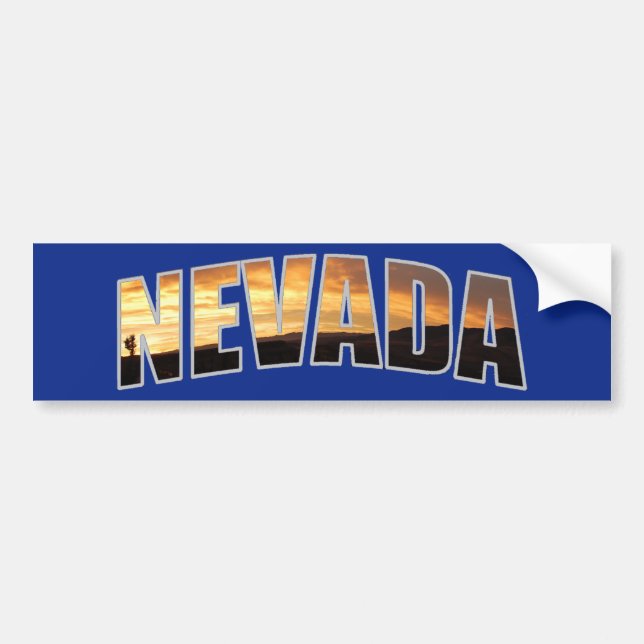 Nevada Bumper Sticker (Front)