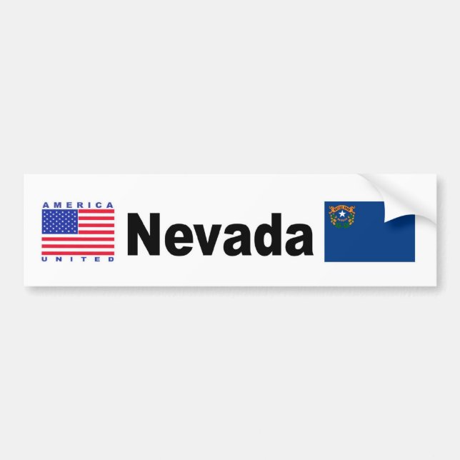 Nevada Bumper Sticker (Front)