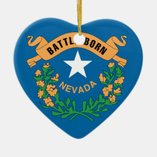 NEVADA CERAMIC TREE DECORATION