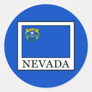 Nevada Classic Round Sticker