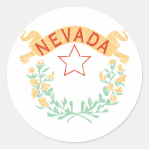 Nevada Classic Round Sticker